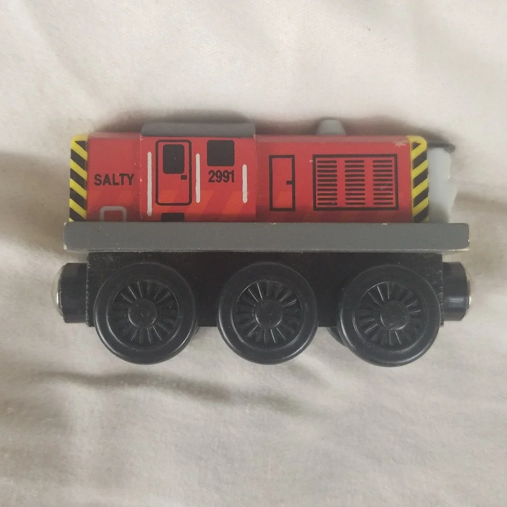 Thomas & Friends Salty Wooden Railway Kids OS Red Good 2991 Diesel Engine Toy